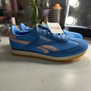 Reebok Blue and Pink Athletic Shoes